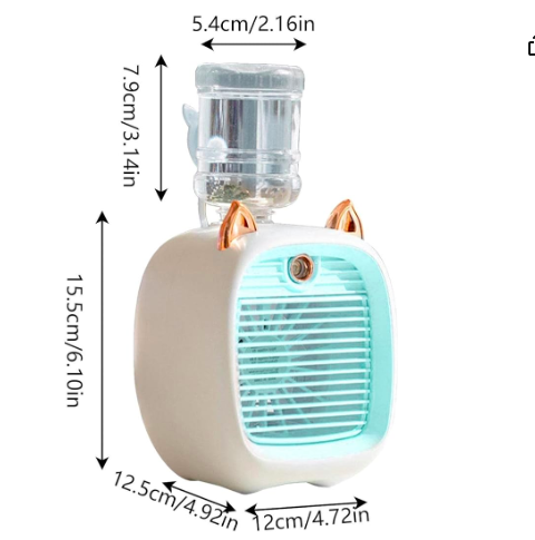 Miniatura 4 de Mini ventilador refrigerador recargable